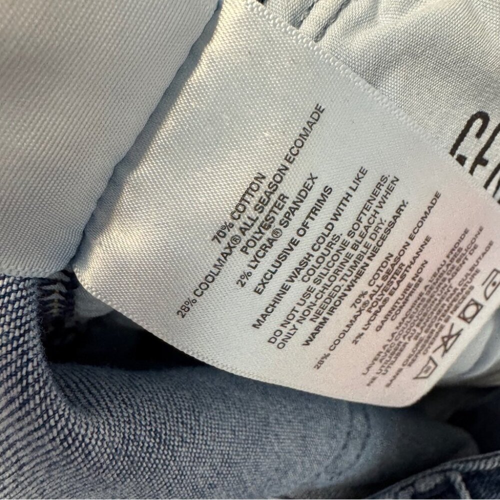 DU/ER  Hazy Blue  Slim Relaxed Fit Stretch Jeans 33x30 Performance Denim Casual - Picture 14 of 16
